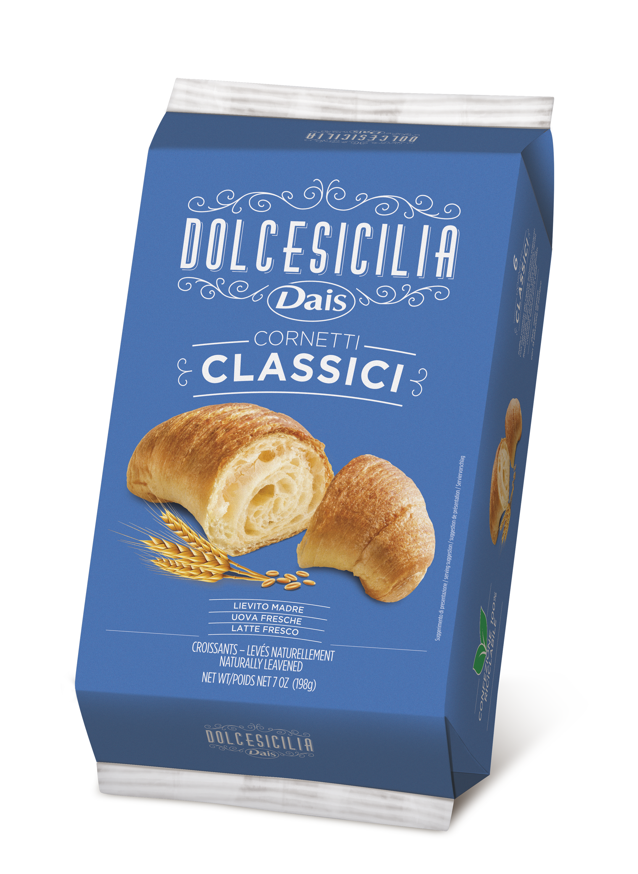 Croissants Cornetti Classici 6Stk. 198g / Dais  