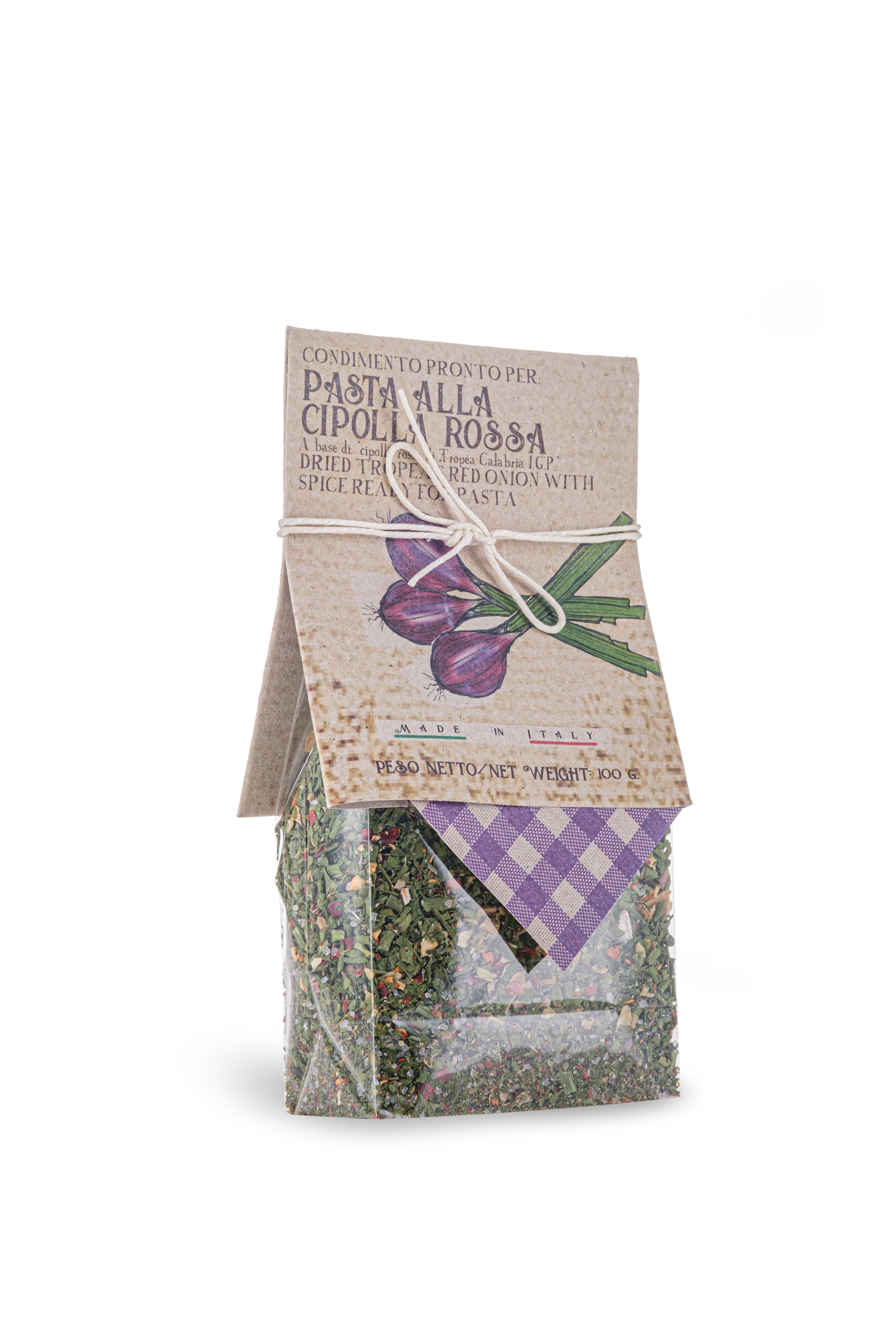 Gewürz  für Pasta alla Cipolla Rossa di Tropea Beutel 100g /Artigiani dei Sapori
