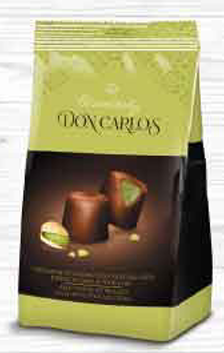 Vollmilchpralinen mit Pistaziencreme Don Carlos 100g/Chocolitaly