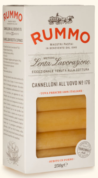 Cannelloni all'Uovo Nr 176 250g | Rummo