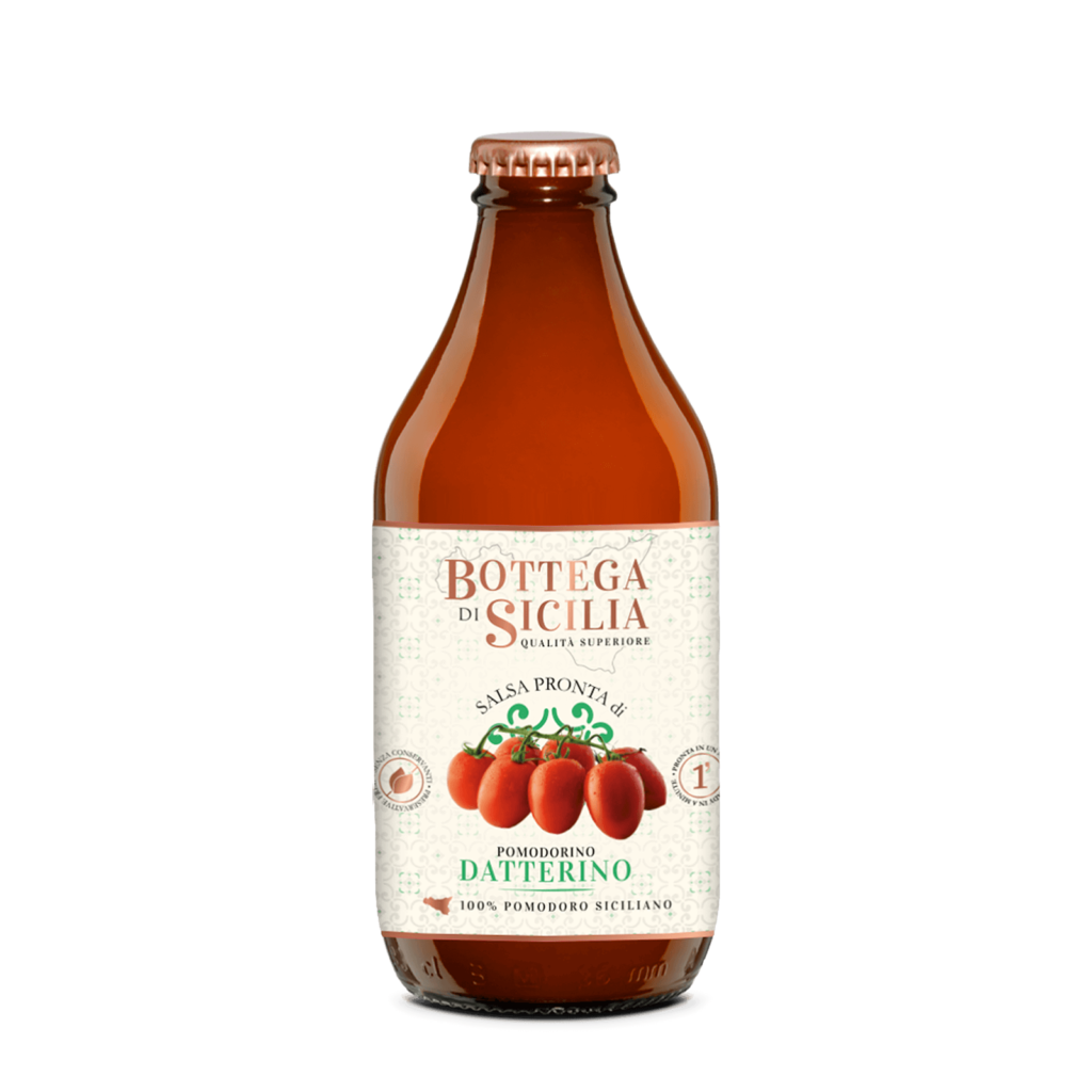 Tomatensauce, Salsa Pronta, Tomatenmark, Glasflasche, Italienische Sauce