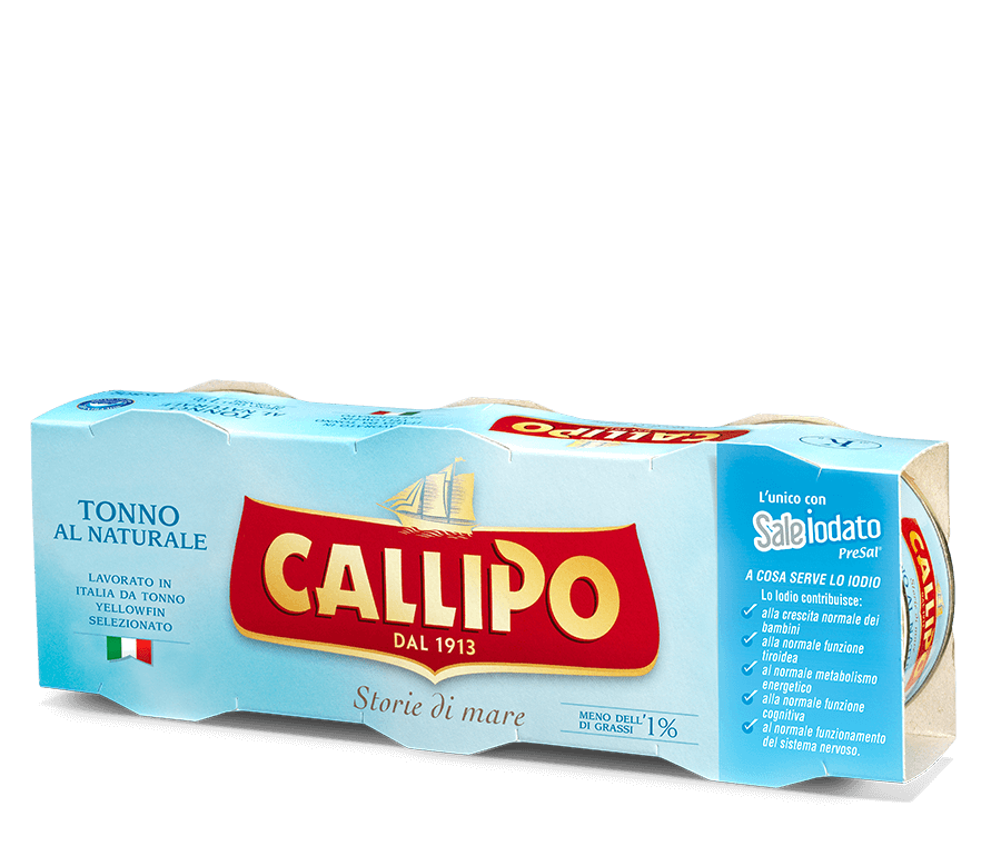 Tonno Thunfisch al Naturale 3x80g Dosen | Callipo