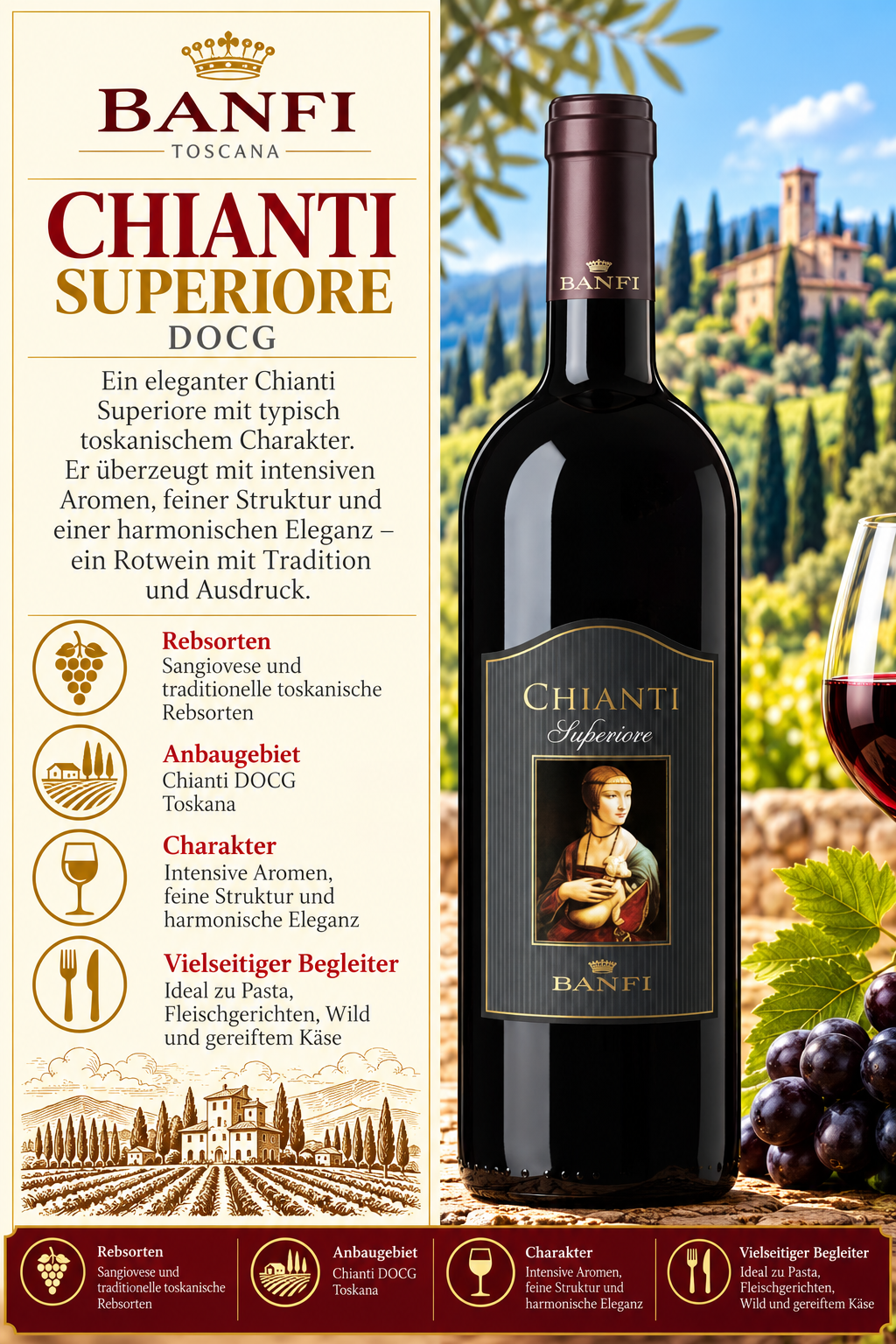 Wein, Chianti, Flasche, Rotwein, DOCG