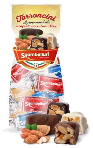 Krokante Nougatriegel  Mix 150g/Sgambelluri