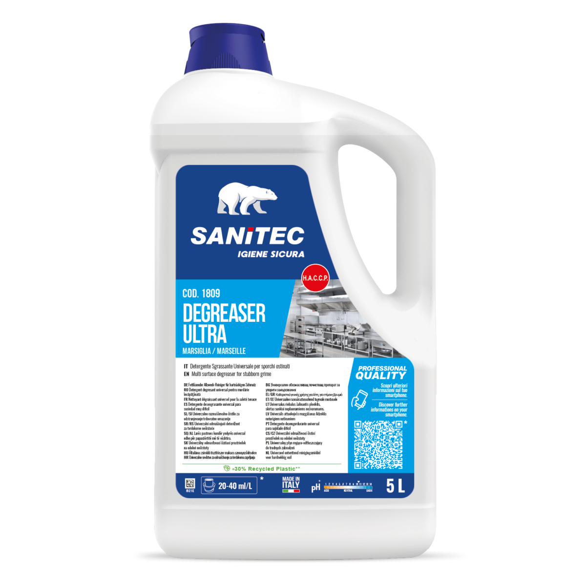 Fettlöser sgrassatore Ultra Marseille/Marsiglia 5L | Sanitec