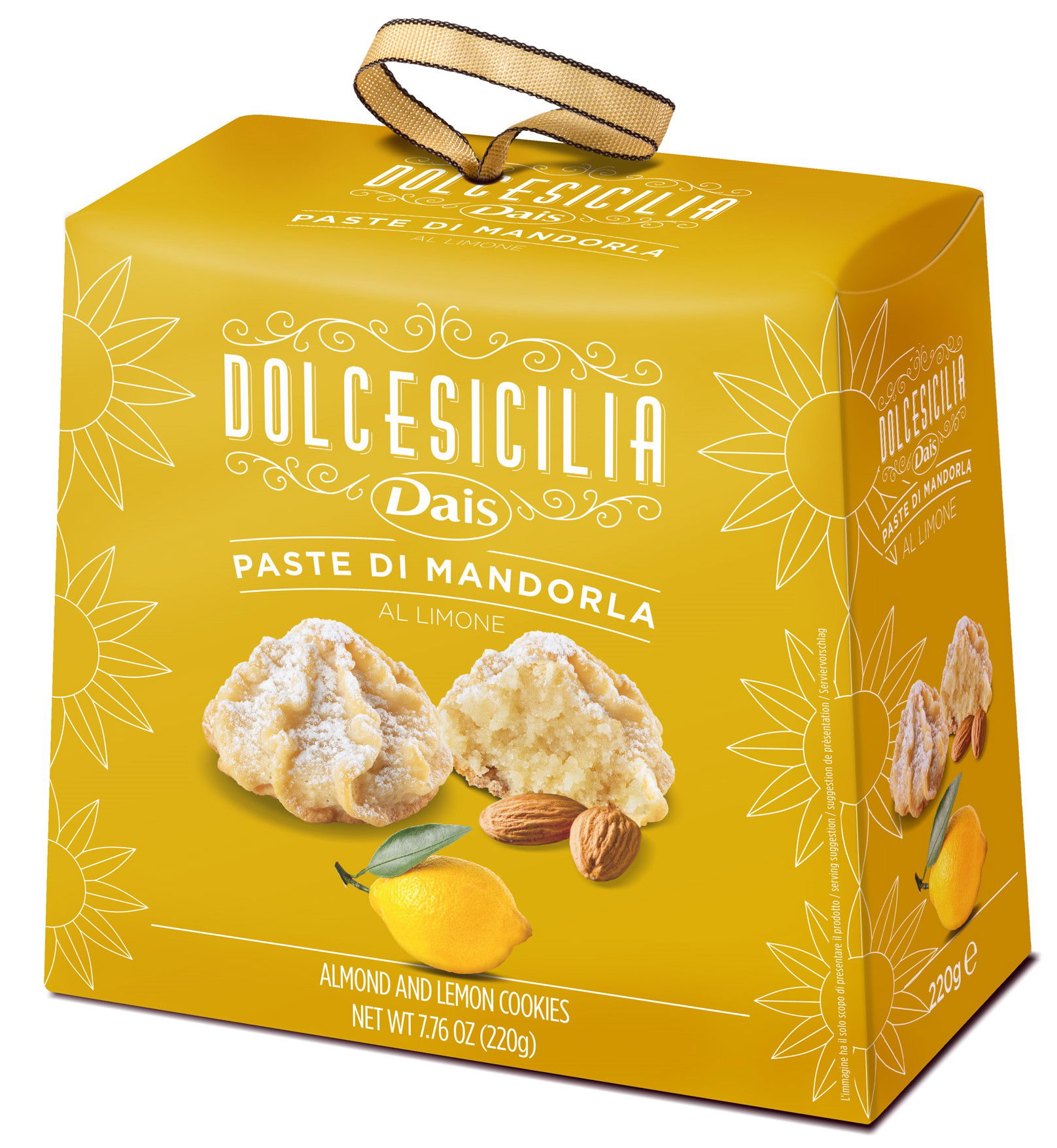 Paste di Mandorla Mandelgebäck mit Zitrone 220g/Dais