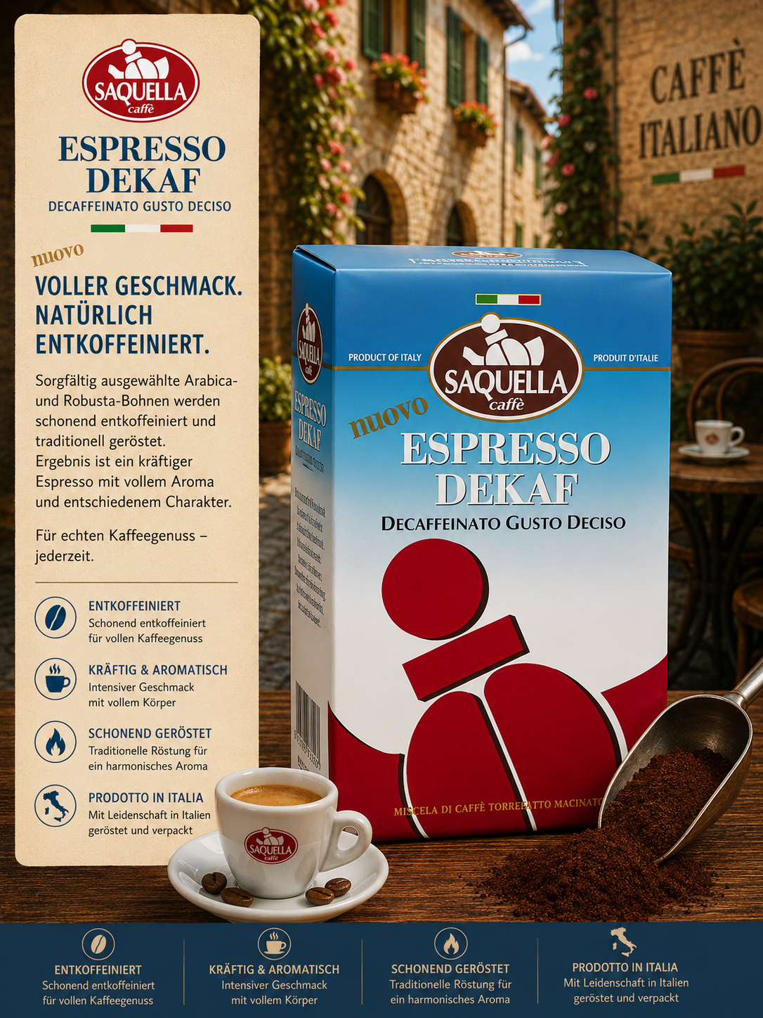 Espresso, Dekaf, Kaffee, Kaffeemaschine, Italien
