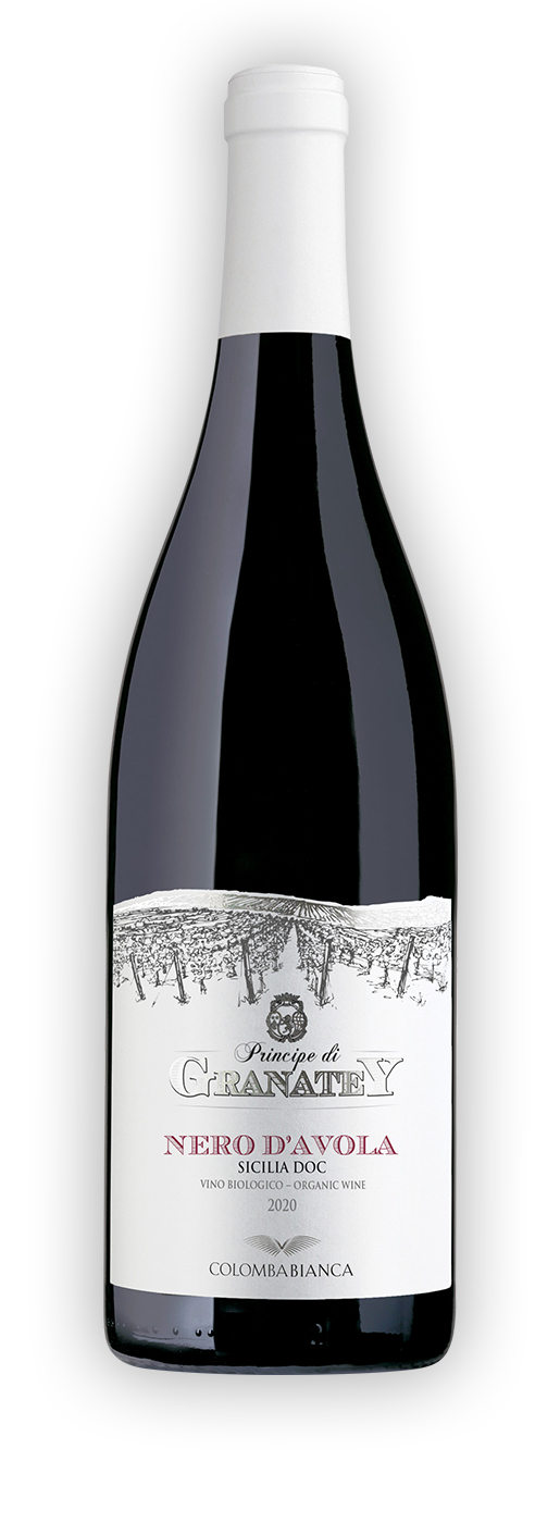 Principe di Granatey Nero d'Avola Sicilia DOC, BIO 0,75l 14% - 2023 | Colomba Bianca