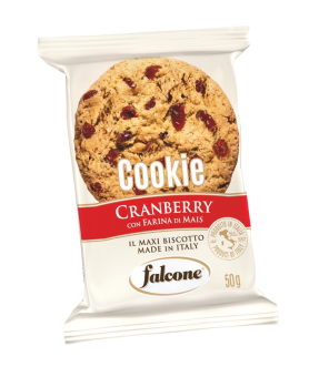 Cookies Cranberry mit Maismehl 200g 4 x 50g | Falcone