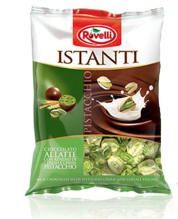 Schokopralinen mit Pistazienaromacreme Istanti 116g | Rovelli