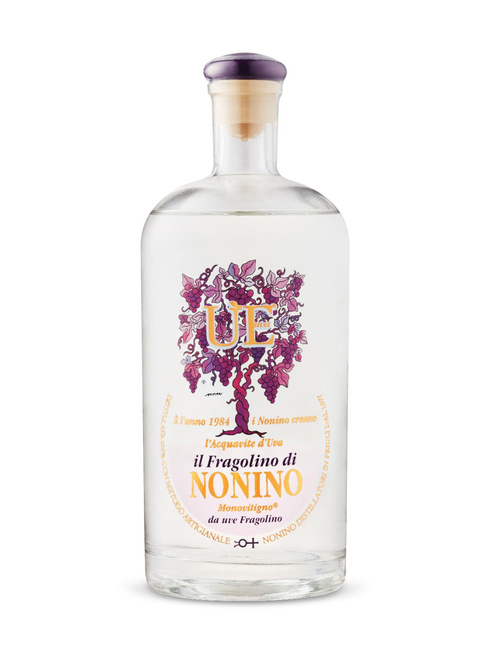 Grappa il Fragolino di Nonino UE  0,7 l 38% / Nonino