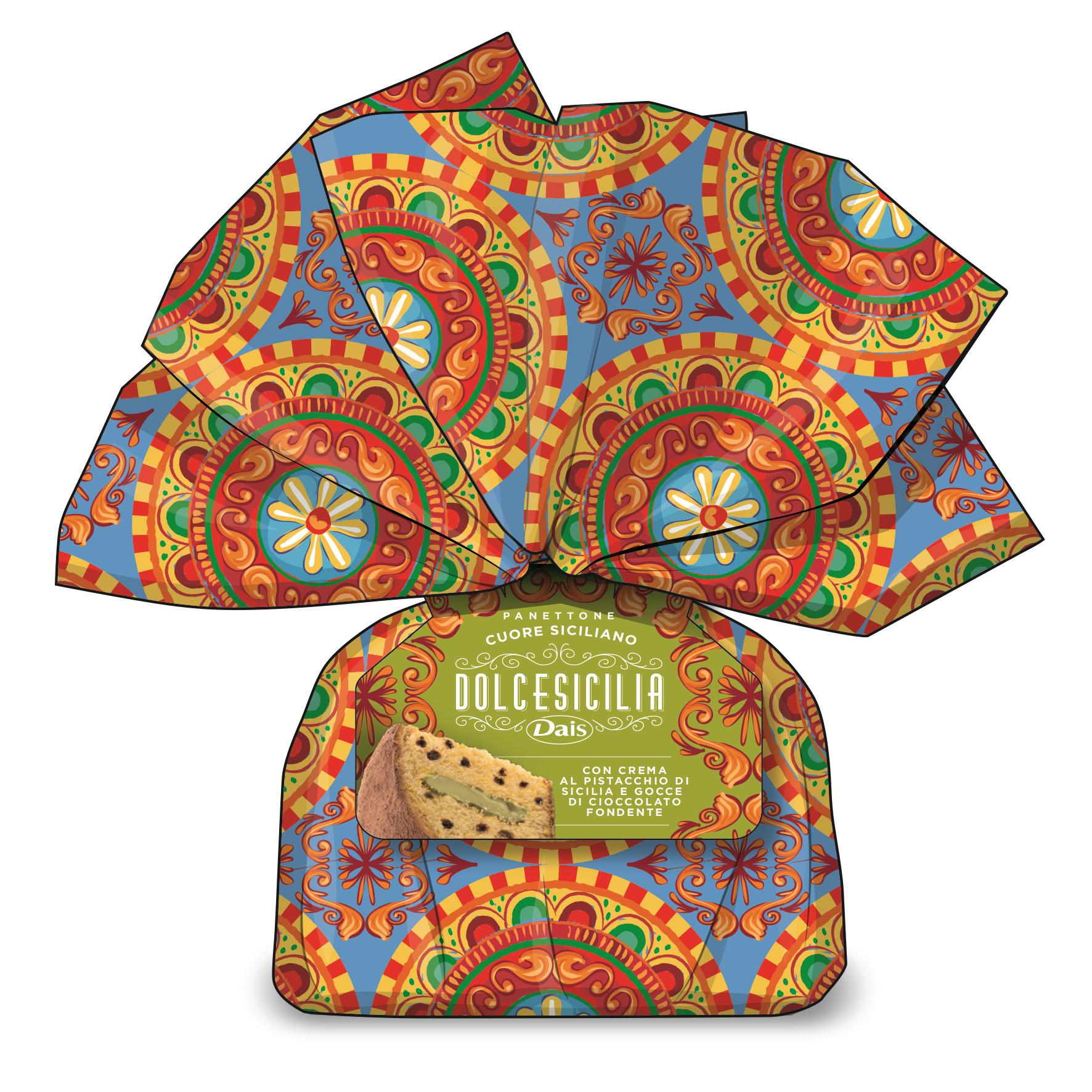 Muster, Paisley, Brot, Essen