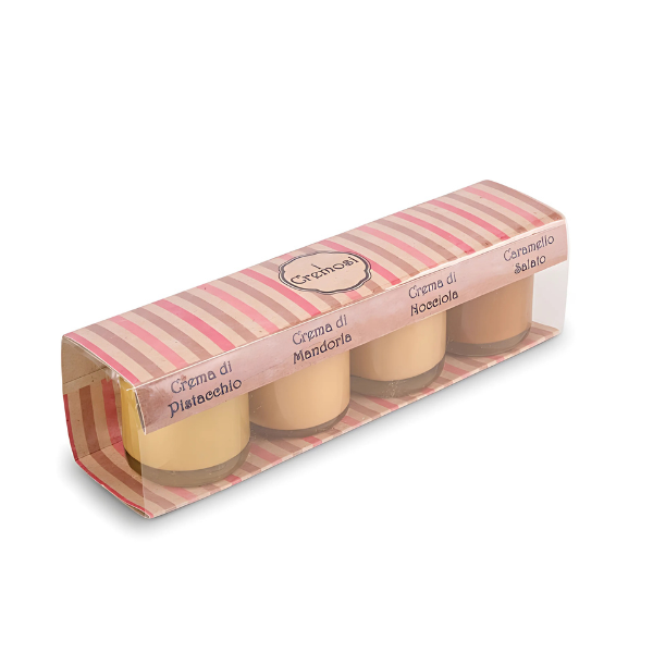 Gläserset, I Cremosi 4 × 45 g / Artigiani dei Sapori  