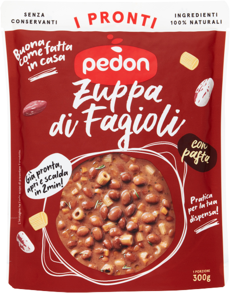 Fertiggericht Bohnensuppe mit Nudeln 300g/Pedon