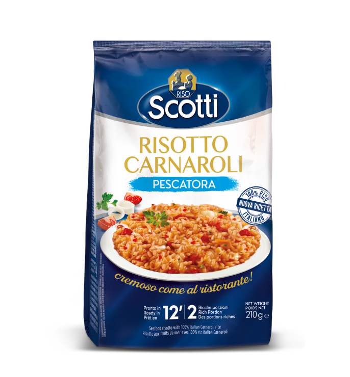 Risotto alla Pescatora mit Meeresfrüchten 210g | Scotti