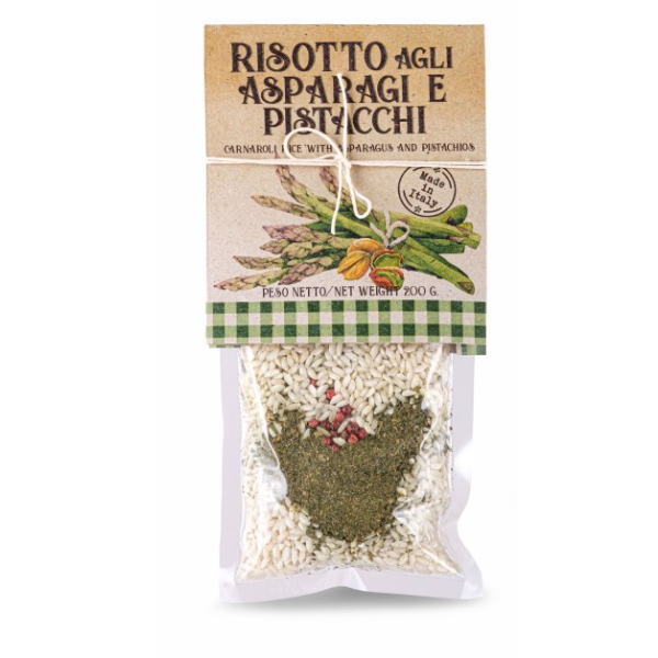 Risotto mit Spargel und Pistazien 200g | Artigiani dei Sapori    