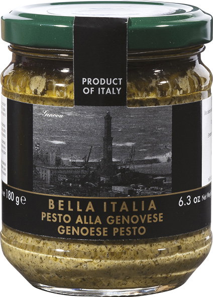 Pesto, Genovese, Basilikum, Glas Jar, Italienisches Produkt