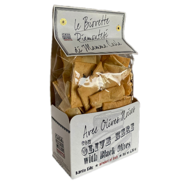 Biovette di Mamma Carla mit  schwarzen Oliven 150g/  Casa Vecchio Mulino