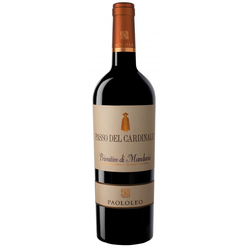 Primitivo di Manduria DOP Passo del Cardinale 0,75l 14% - 2022 | Paololeo