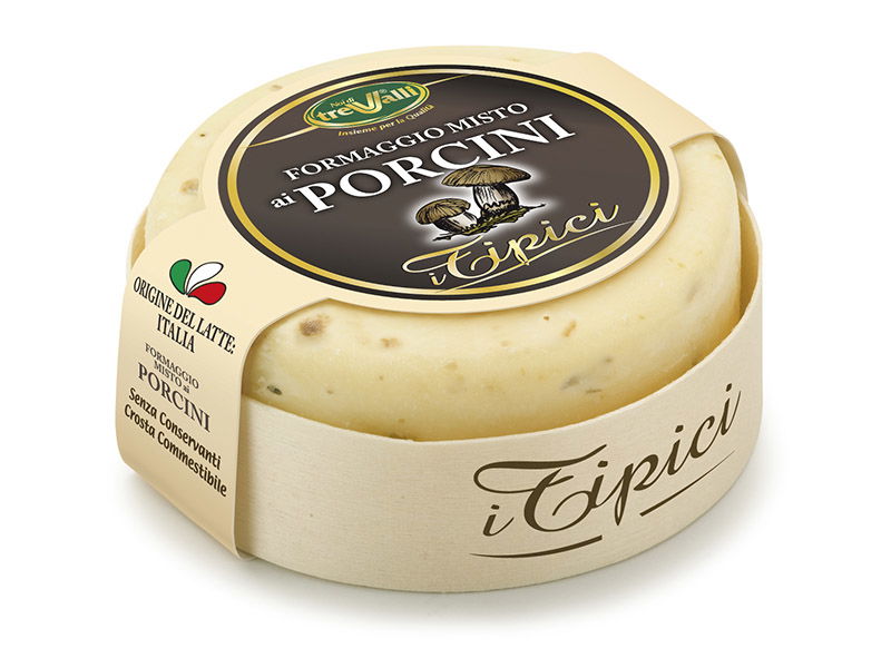 Caciotta Käse ai Funghi 180 g/ TreValli