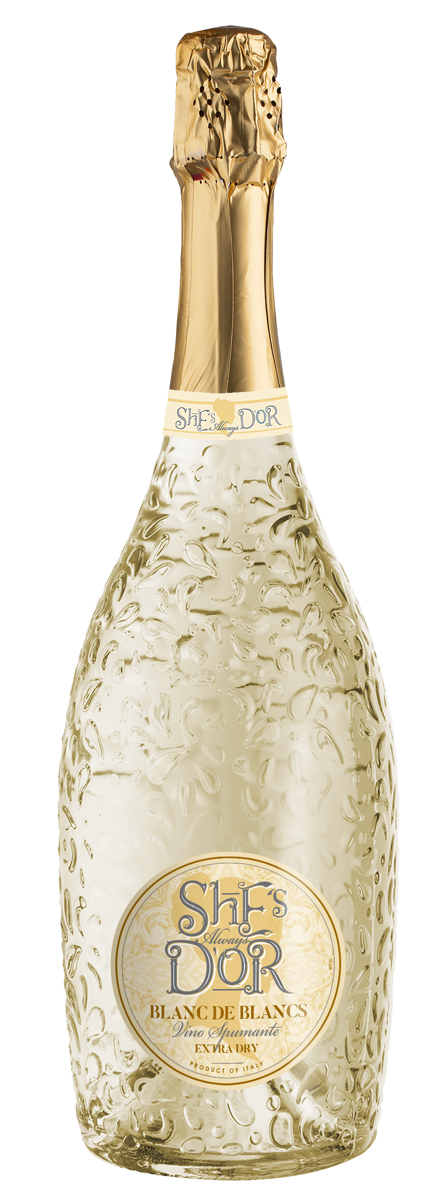 Blanc De Blancs  Spumante Extra Dry  11% 0,75l/  She`s Always D´Or