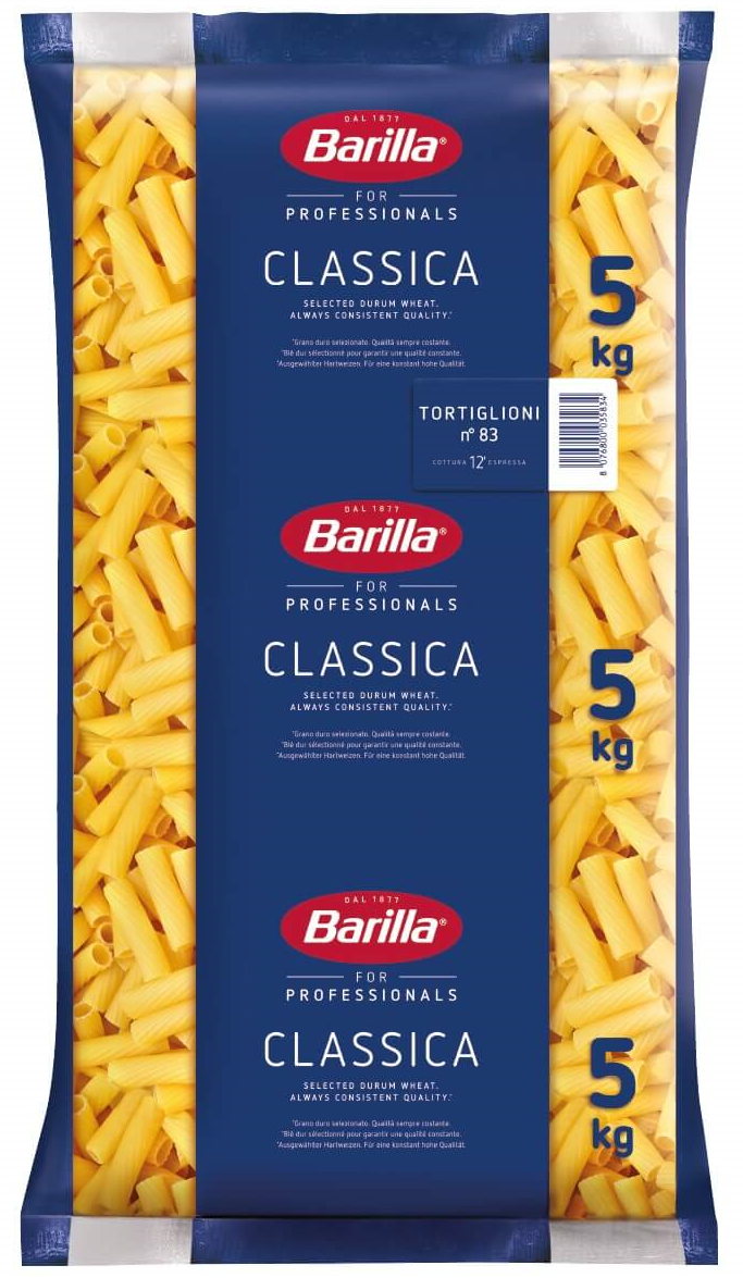 Tortiglioni Nr.83 5kg | Barilla