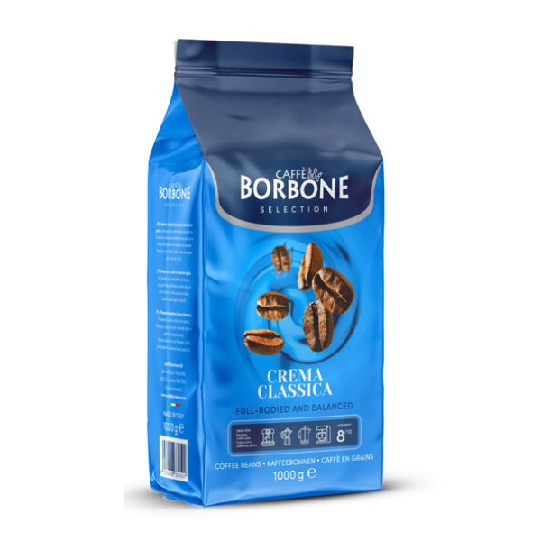 Selection Crema Classica Blu 1Kg ganze Bohnen | Caffé Borbone