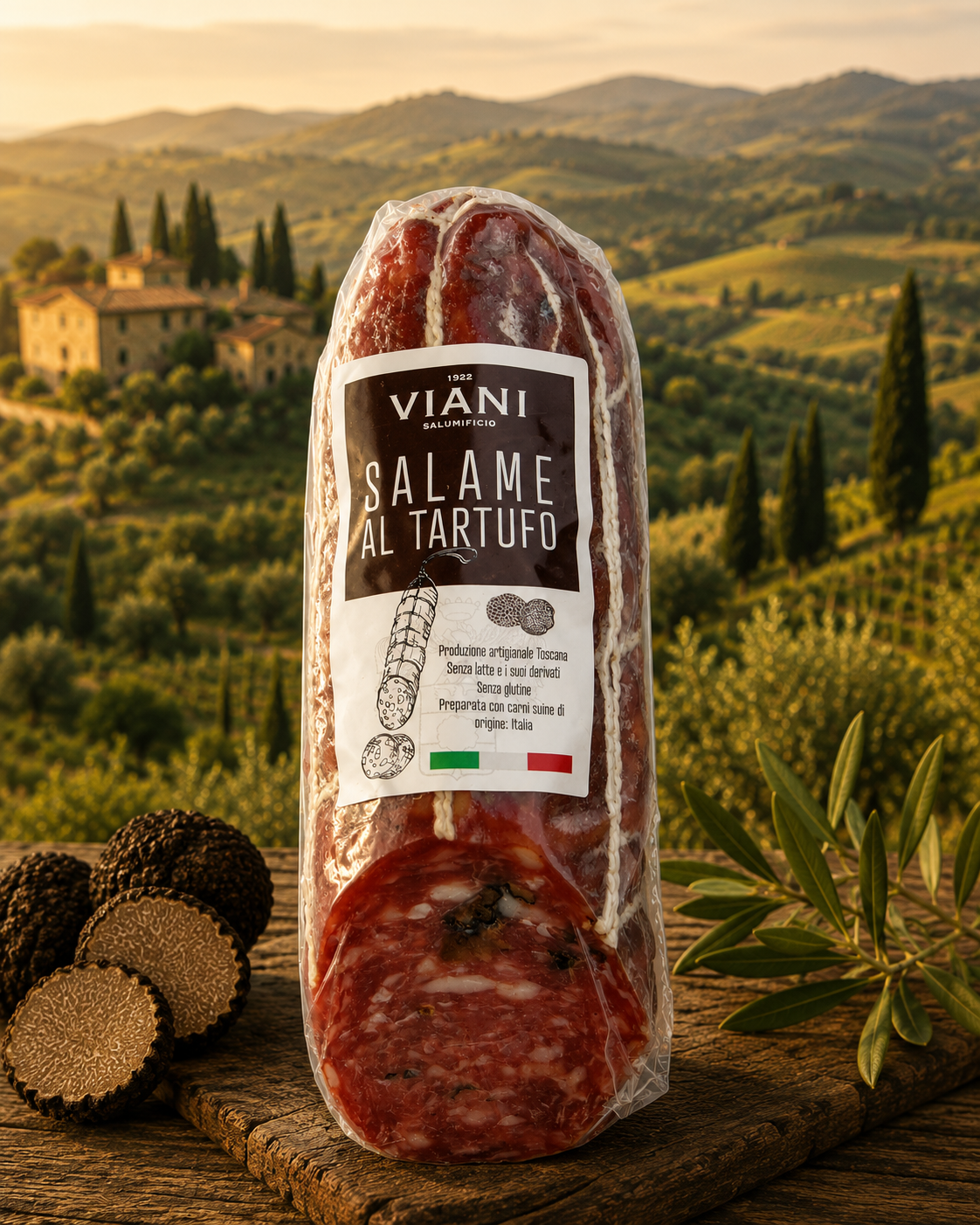 Salame, Salami, Al Tartuffo, Wurst, italienisch