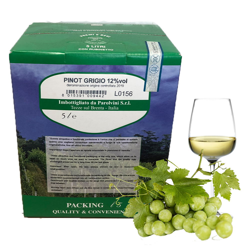 Pinot Grigio Garganega IGT 5l Bag in Box 12% | Parol Vini