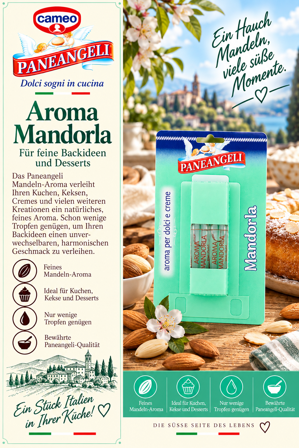 Mandeln-Aroma, Mandel-Aroma, Backen, Desserts, Aromenöl