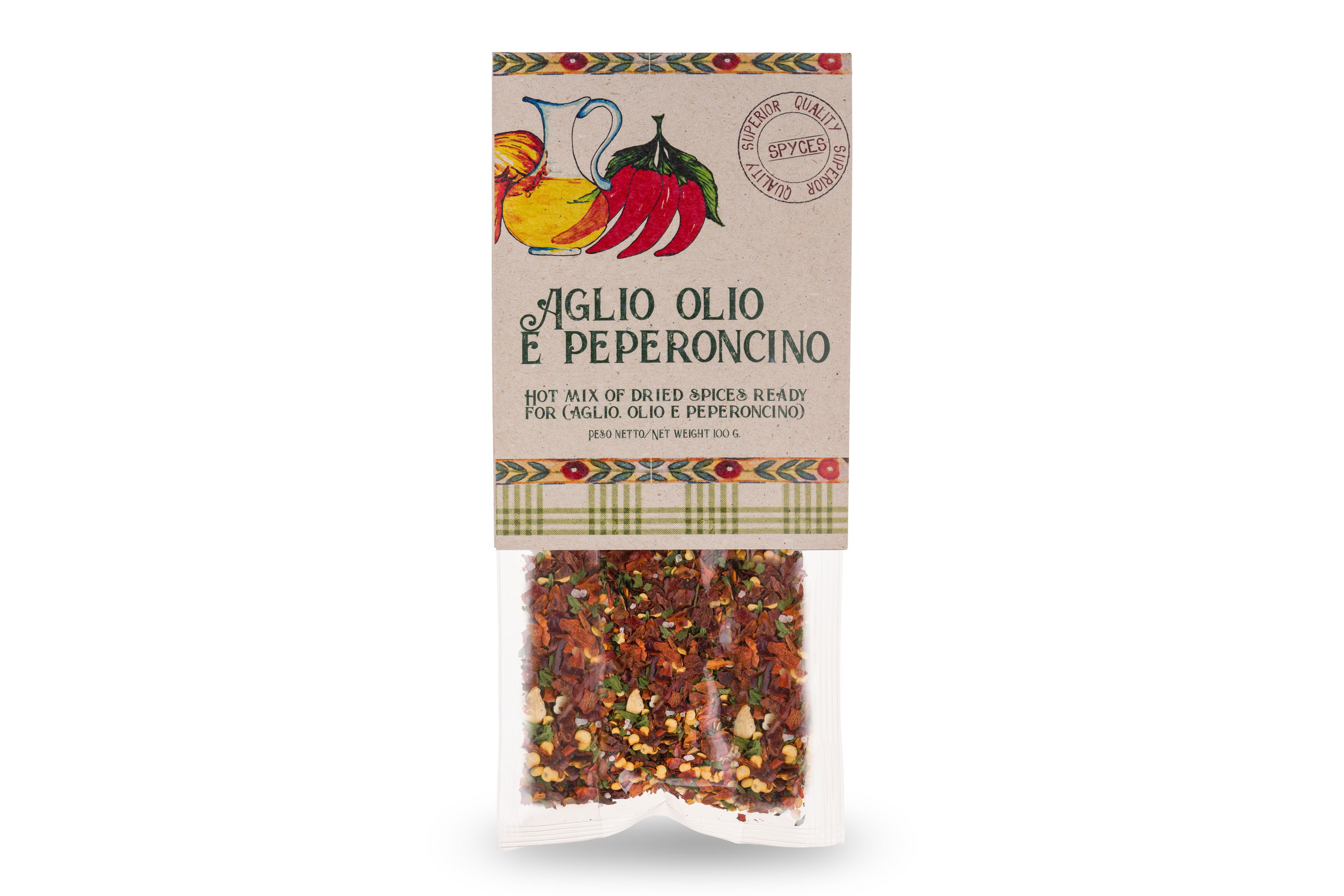 Aglio, olio e peperoncino Gewürz 100g | Artigiani dei Sapori