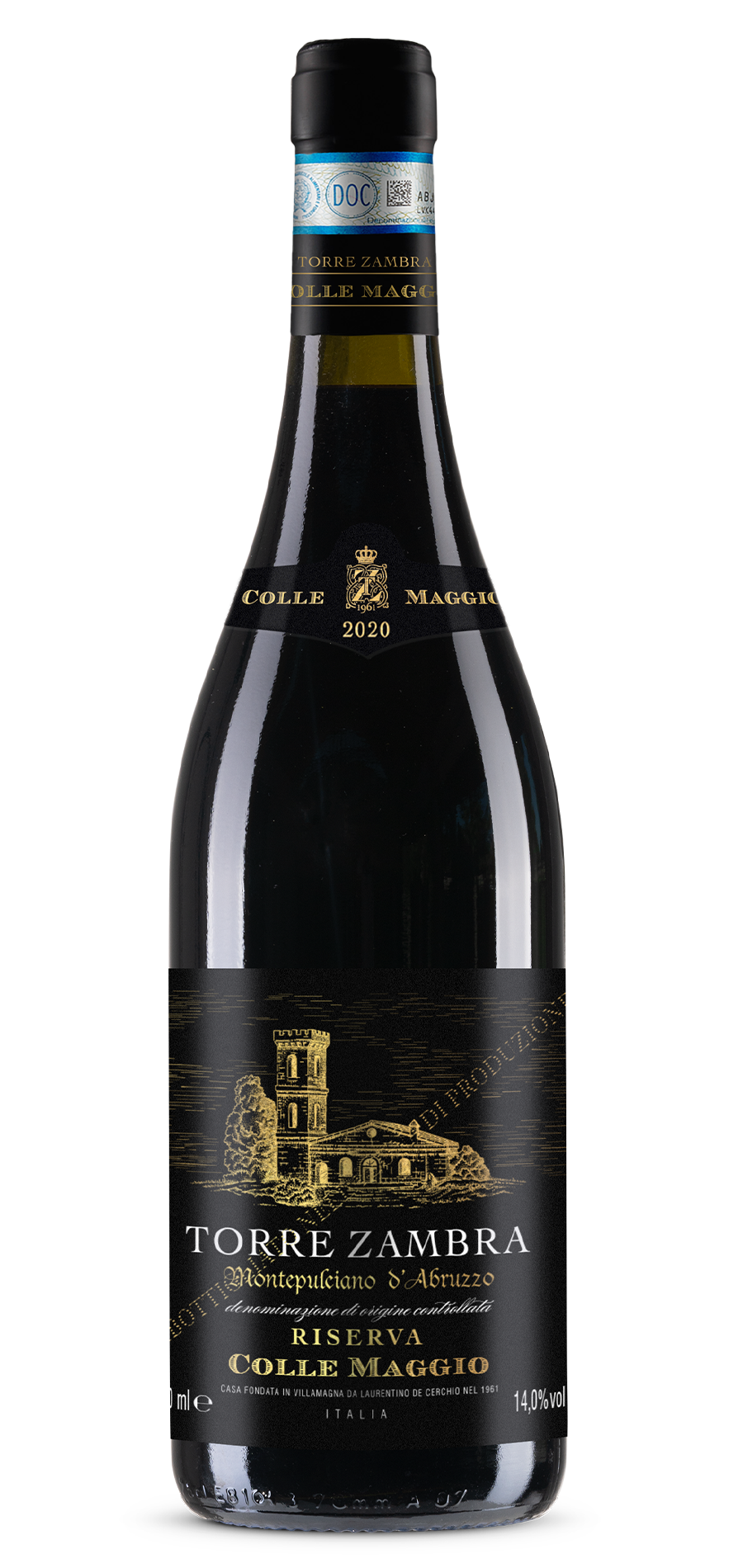 Montepulciano d'Abruzzo DOC  Riserva Collemaggio 14% 0,75l - 2020 | Torre Zambra