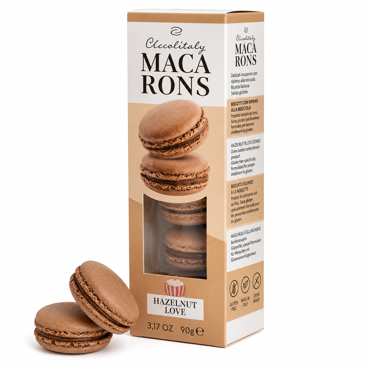 Macarons, Hazelnut, Cookies, Ofenbacken, Glutenfrei