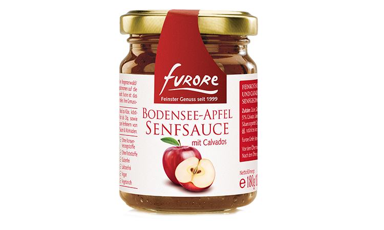 Senfsauce mit Bodenseeapfel 180g | Furore